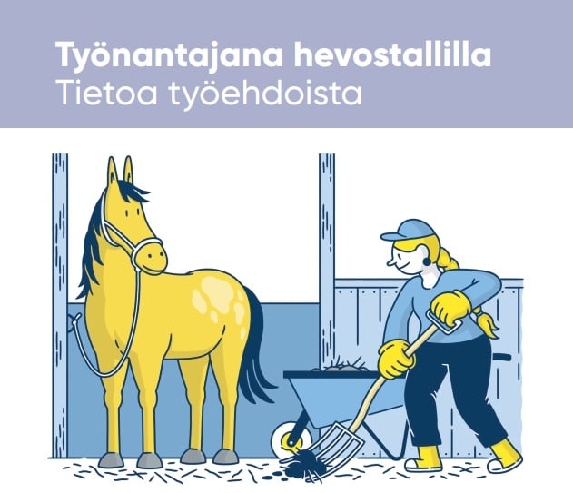 Työnantajana hevostallilla -opas